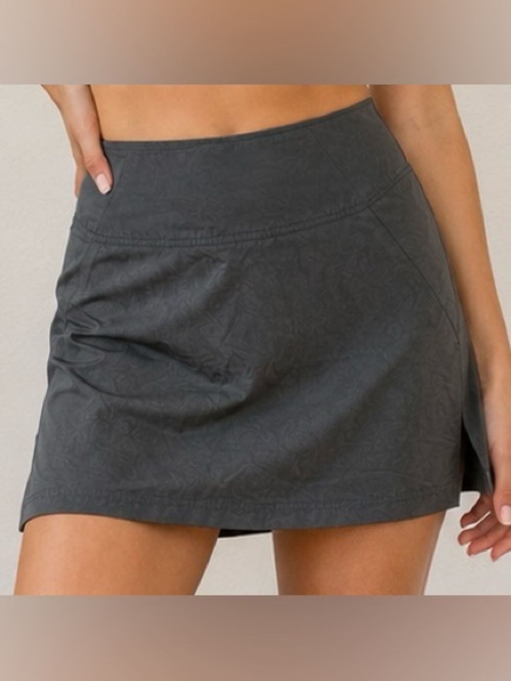 Royal Robbins Charcoal Mini Skort